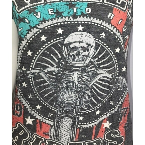 Helix Rally Riders Live To Ride Tee - Size Small - Picture 8 of 8